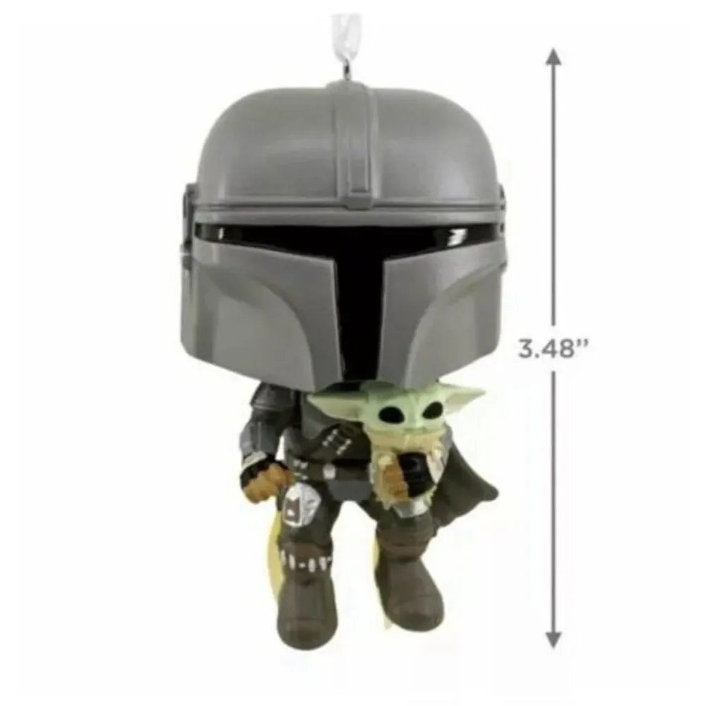 Hallmark x Funko POP! Star Wars MANDALORIAN & Child GROGU Christmas Ornament